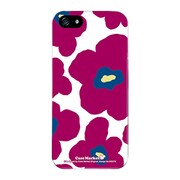 iPhone5-YCM2P0024-78 [オリジナルデザイン apple iPhone5 アイフォン5 ケース (ルーズフラワーコレクション ダークパープル)]