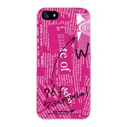 iPhone5-YCM2P0026-78 [オリジナルデザイン apple iPhone5 アイフォン5 ケース (News-paper ピンク)]