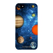 iPhone5-YCM2P0047-78 [オリジナルデザイン apple iPhone5 アイフォン5 ケース (スペースプラネット ブルー)]