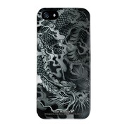 iPhone5-YCM2P0061-78 [オリジナルデザイン apple iPhone5 アイフォン5 ケース (龍の咆哮（黒）)]