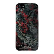 iPhone5-YCM2P0062-78 [オリジナルデザイン apple iPhone5 アイフォン5 ケース (龍の咆哮（赤）)]