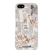 iPhone5-YCM2P0065-78 [オリジナルデザイン apple iPhone5 アイフォン5 ケース (News-paper ホワイト)]