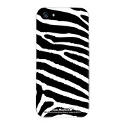iPhone5-YCM2P0075-78 [オリジナルデザイン apple iPhone5 アイフォン5 ケース (ゼブラ柄 ビッグ ホワイト)]