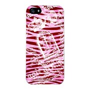 iPhone5-YCM2P0083-78 [オリジナルデザイン apple iPhone5 アイフォン5 ケース (ゼブラ柄 ピンク)]