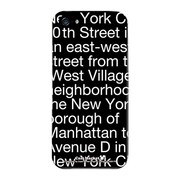 iPhone5-YCM2P0091-78 [オリジナルデザイン apple iPhone5 アイフォン5 ケース (NewYork Typography ブラック)]