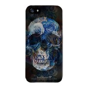 iPhone5-YCM2P0093-78 [オリジナルデザイン apple iPhone5 アイフォン5 ケース (スカルローズクロス)]