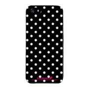iPhone5-YCM2P0098-78 [オリジナルデザイン apple iPhone5 アイフォン5 ケース (Dot Pattern キュート ブラック)]