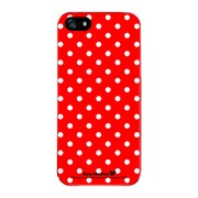 iPhone5-YCM2P0100-78 [オリジナルデザイン apple iPhone5 アイフォン5 ケース (Dot Pattern キュート レッド)]