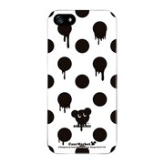 iPhone5-YCM2P0111-78 [オリジナルデザイン apple iPhone5 アイフォン5 ケース (Dot Pattern マウス ホワイト)]