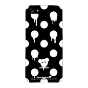 iPhone5-YCM2P0112-78 [オリジナルデザイン apple iPhone5 アイフォン5 ケース (Dot Pattern マウス ブラック)]