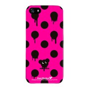 iPhone5-YCM2P0113-78 [オリジナルデザイン apple iPhone5 アイフォン5 ケース (Dot Pattern マウス ピンク)]