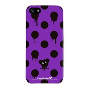 iPhone5-YCM2P0114-78 [オリジナルデザイン apple iPhone5 アイフォン5 ケース (Dot Pattern マウス パープル)]