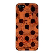 iPhone5-YCM2P0138-78 [オリジナルデザイン apple iPhone5 アイフォン5 ケース (News-paper-Dot オレンジ)]