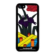 iPhone5-YCM2P0165-78 [オリジナルデザイン apple iPhone5 アイフォン5 ケース (菖蒲に八橋)]