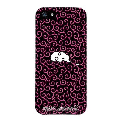 iPhone5-YCM2P0210-78 [オリジナルデザイン apple iPhone5 アイフォン5 ケース (唐草模様ぴんく)]