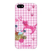 iPhone5-YCM2P0216-78 [オリジナルデザイン apple iPhone5 アイフォン5 ケース (ネコちゃんのいたずら)]
