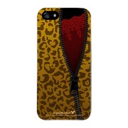 iPhone5-YCM2P0223-78 [オリジナルデザイン apple iPhone5 アイフォン5 ケース (ヒョウ柄 ジッパー)]