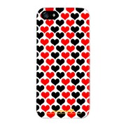 iPhone5-YCM2P0224-78 [オリジナルデザイン apple iPhone5 アイフォン5 ケース (赤黒ハート)]