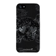 iPhone5-YCM2P0228-78 [オリジナルデザイン apple iPhone5 アイフォン5 ケース (キュートスカルロマンチカ)]