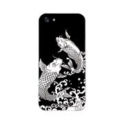 iPhone5-YCM2P0386-78 [オリジナルデザイン apple iPhone5 アイフォン5 ケース (和柄 鯉の滝登り)]