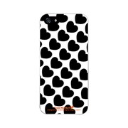 iPhone5-YCM2P0395-78 [オリジナルデザイン apple iPhone5 アイフォン5 ケース (ドット & ハート柄)]