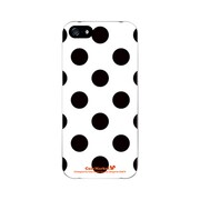 iPhone5-YCM2P0396-78 [オリジナルデザイン apple iPhone5 アイフォン5 ケース (Dot Pattern クラシック Big ホワイト)]
