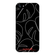 iPhone5-YCM2P0419-78 [オリジナルデザイン apple iPhone5 アイフォン5 ケース (モダン モンステラ モノクロデザイン)]