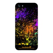 iPhone5-YCM2P0446-78 [オリジナルデザイン apple iPhone5 アイフォン5 ケース (Smash Paint Graphics - Smash Purple)]
