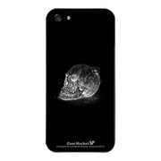 iPhone5-YCM2P0457-78 [オリジナルデザイン apple iPhone5 アイフォン5 ケース (スカルヘッドフラワー ブラックプレート)]