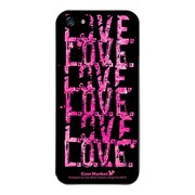 iPhone5-YCM2P0469-78 [オリジナルデザイン apple iPhone5 アイフォン5 ケース (LOVE. LOVE. LOVE. The Pink)]