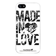 iPhone5-YCM2P0471-78 [オリジナルデザイン apple iPhone5 アイフォン5 ケース (Made in Love Black Paint)]