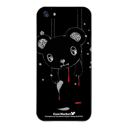 iPhone5-YCM2P0476-78 [オリジナルデザイン apple iPhone5 アイフォン5 ケース (メロイックベア サイコパス - B)]