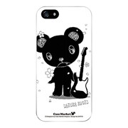 iPhone5-YCM2P0479-78 [オリジナルデザイン apple iPhone5 アイフォン5 ケース (メロイックベア サイコパス & ギター - A)]