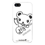 iPhone5-YCM2P0482-78 [オリジナルデザイン apple iPhone5 アイフォン5 ケース (メロイックベア サイコパス & ギター - D)]