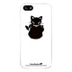 iPhone5-YCM2P0485-78 [オリジナルデザイン apple iPhone5 アイフォン5 ケース (メロイックキャット サイコパス & アップル - A)]