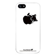 iPhone5-YCM2P0486-78 [オリジナルデザイン apple iPhone5 アイフォン5 ケース (メロイックキャット サイコパス & アップル - B)]