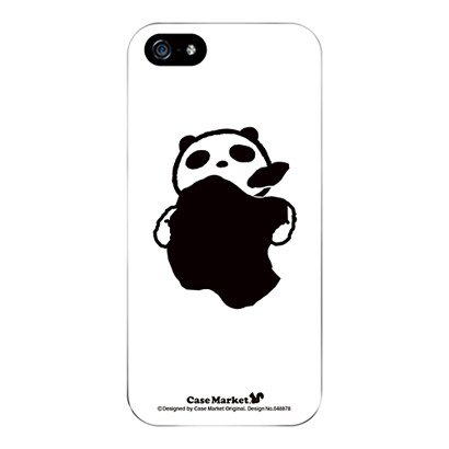 iPhone5-YCM2P0488-78 [オリジナルデザイン apple iPhone5 アイフォン5 ケース (サイコパス & アップル - パンダB)]