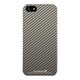 iPhone5-YCM2P0490-78 [オリジナルデザイン apple iPhone5 アイフォン5 ケース (ブラックカーボンパターン Silver)]
