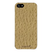iPhone5-YCM2P0519-78 [オリジナルデザイン apple iPhone5 アイフォン5 ケース (オーストリッチ パターン イエローブラウン)]