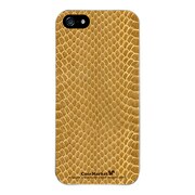 iPhone5-YCM2P0524-78 [オリジナルデザイン apple iPhone5 アイフォン5 ケース (ヘビ柄 イエローミックス)]