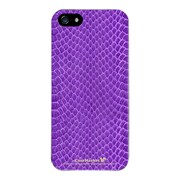 iPhone5-YCM2P0526-78 [オリジナルデザイン apple iPhone5 アイフォン5 ケース (ヘビ柄 パープルミックス)]