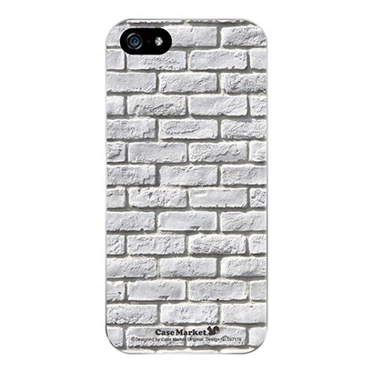 iPhone5-YCM2P0571-78 [オリジナルデザイン apple iPhone5 アイフォン5 ケース (レンガ パターン ホワイト A)]