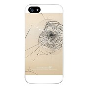 iPhone5-YCM2P0595-78 [オリジナルデザイン apple iPhone5 アイフォン5 ケース (フェイク クラッシュ ガラス ゴールド)]
