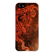 iPhone5-YCM2P0596-78 [オリジナルデザイン apple iPhone5 アイフォン5 ケース (レッドドラゴン 赤龍)]