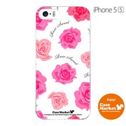 iPhone5s-YCM2P0004-78 [オリジナルデザイン apple iPhone5s アイフォン5s ケース (ローズスウィート ホワイト)]