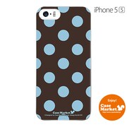iPhone5s-YCM2P0014-78 [オリジナルデザイン apple iPhone5s アイフォン5s ケース (ベビードット・アフタヌーン ブルー)]