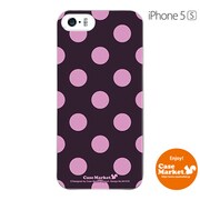iPhone5s-YCM2P0015-78 [オリジナルデザイン apple iPhone5s アイフォン5s ケース (ベビードット・アフタヌーン ピンク)]