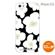 iPhone5s-YCM2P0021-78 [オリジナルデザイン apple iPhone5s アイフォン5s ケース (ルーズフラワーコレクション ホワイト)]