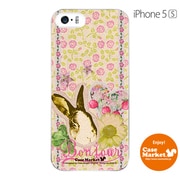 iPhone5s-YCM2P0028-78 [オリジナルデザイン apple iPhone5s アイフォン5s ケース (フラワーラビット)]