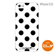 iPhone5s-YCM2P0041-78 [オリジナルデザイン apple iPhone5s アイフォン5s ケース (Dot Pattern クラシック ホワイト)]